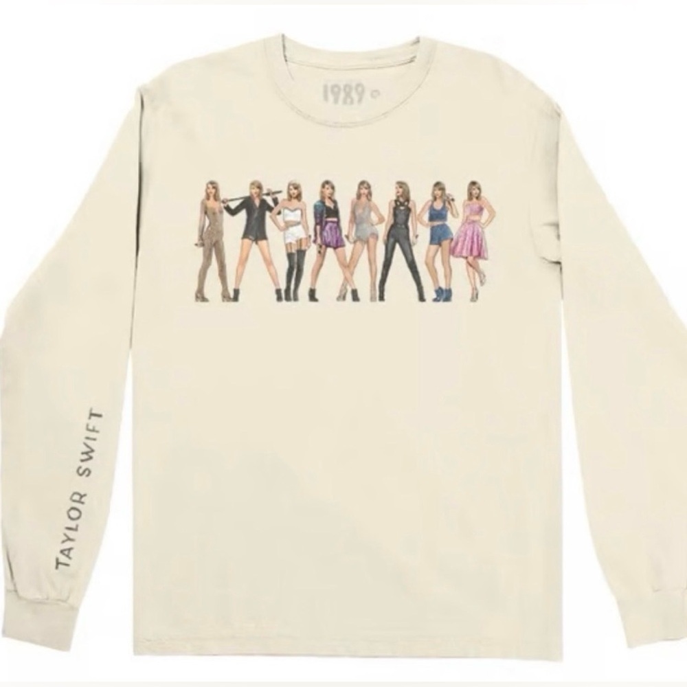 Taylor Swift 1989 Taylor’s Version Long Sleeve T-Shirt (RARE) - Picture 2 of 6